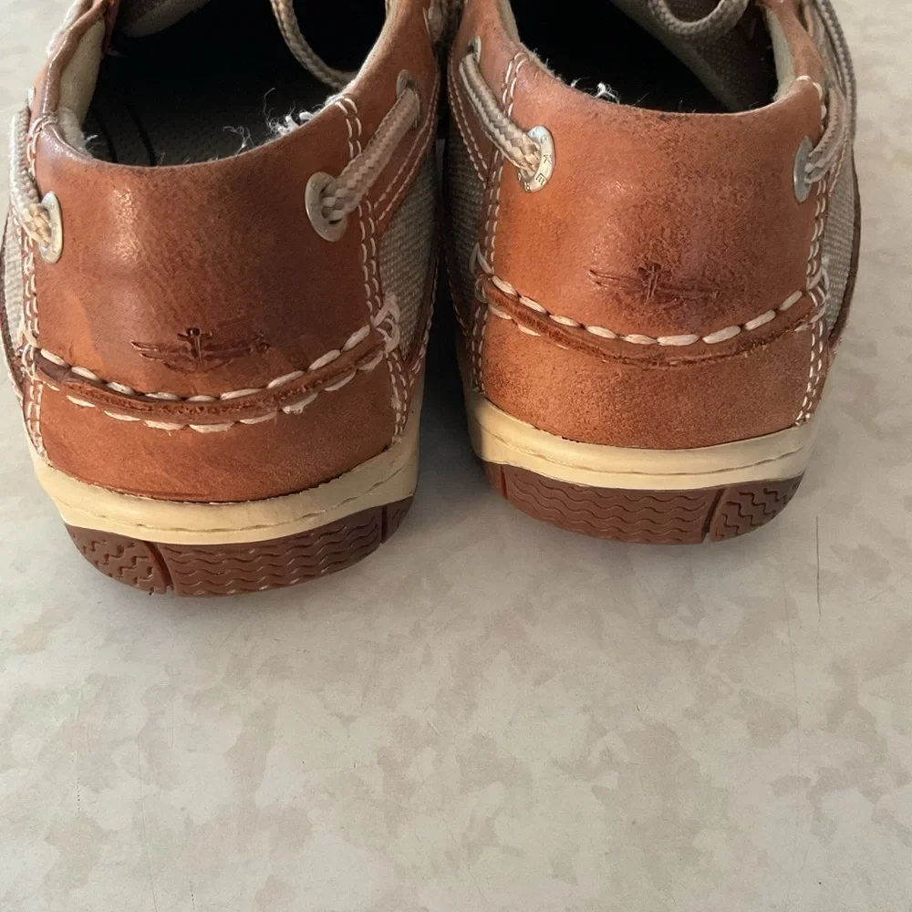 Dockers Brown Leather Boat Shoes size 9.5